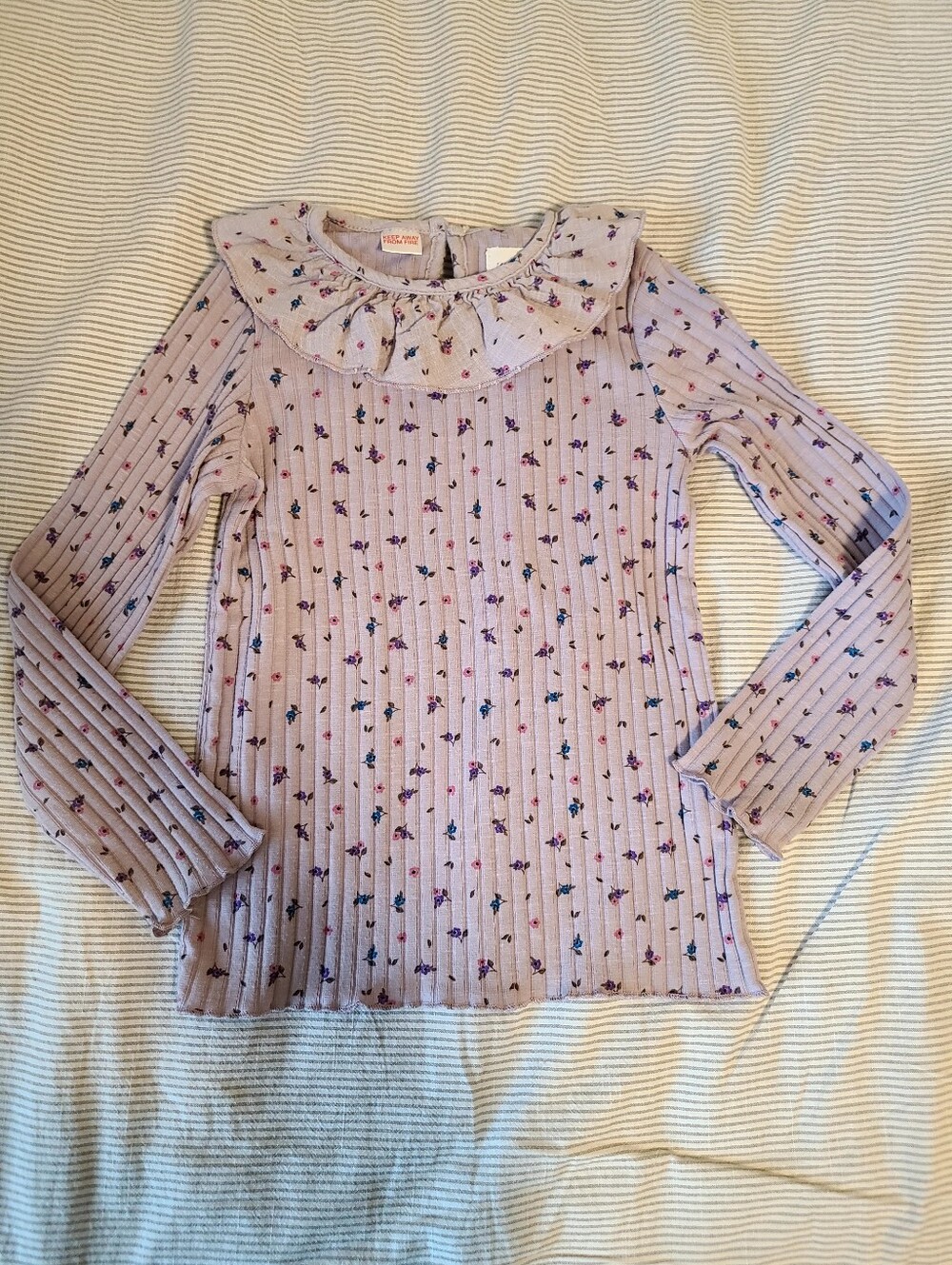 Ribbed Floral Zara Tee💜💐